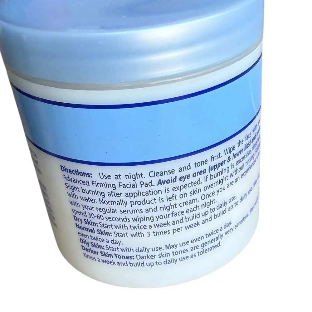 Dr. Denese Advanced Firming Facial Pads 100 Count Sealed Discontinued